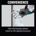 Makita 18V LXT Cordless Steel Rod Flush-Cutter Kit with 5.0 Ah Battery and Charger thumbnail 9