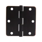 Everbilt 3-1/2 in. x 1/4 in. Radius Oil-Rubbed Bronze Steel Door Hinge, 24-Pack thumbnail 5