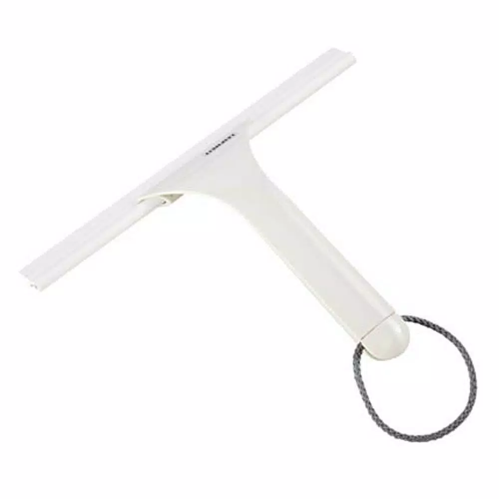 Unbranded Leifheit Cabino Rubber Shower Squeegee with Ergonomic Handle