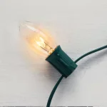 Home Accents Holiday 50 Count C9 Incandescent Christmas String Lights, White, Green Wire (Set of 2) thumbnail 4