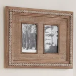 Home Decorators Collection The Home Decorators Collection 4x6 Natural Beaded Wood 2-Opening Collage Picture Frame, Brown thumbnail 3