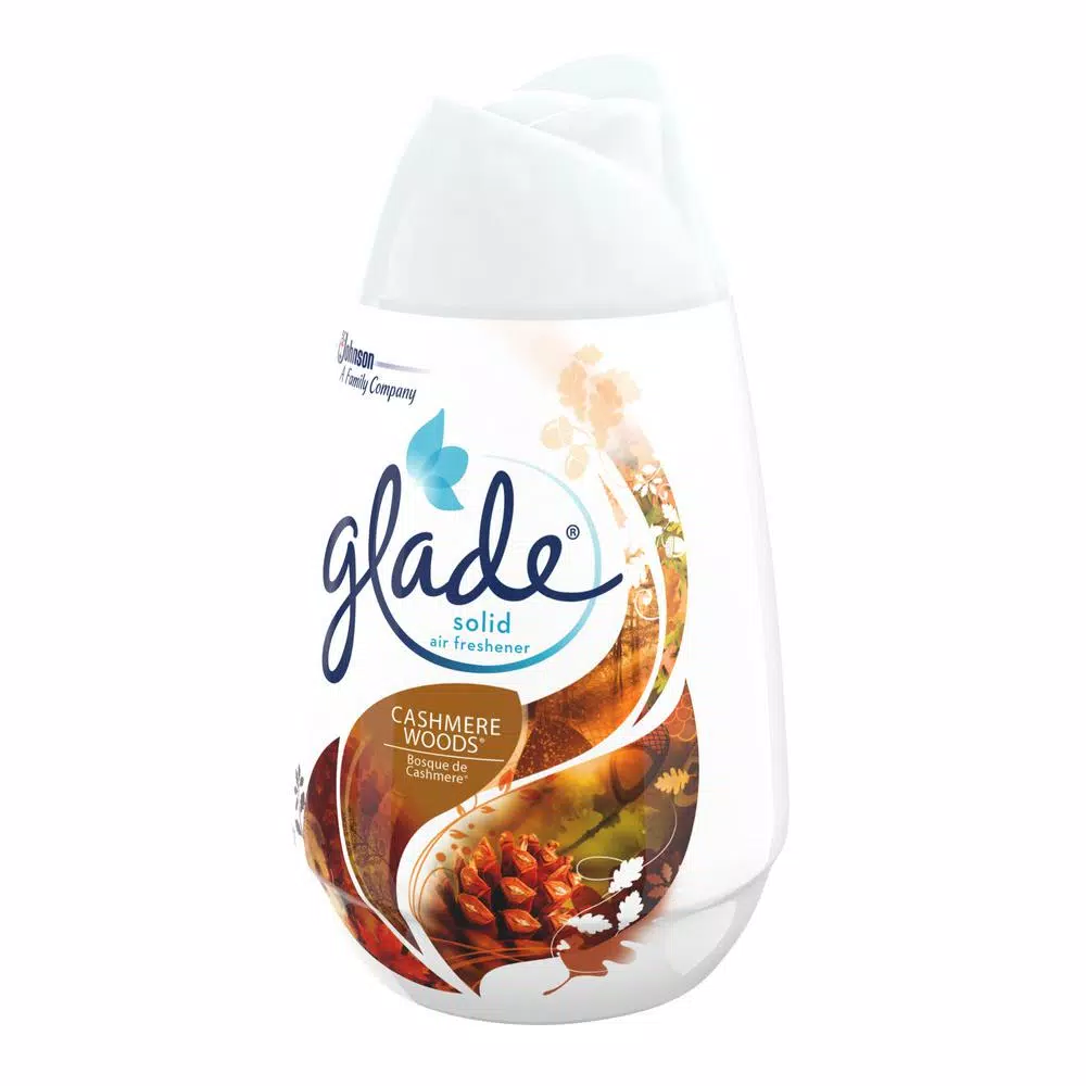 Glade Cashmere Woods Solid Air Freshener, 6 oz. (Case of 12)