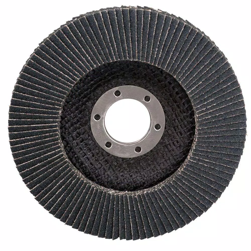 Diablo Steel Demon 4-1/2 in. 80-Grit Type 29 Conical Flap Disc for Grinding and Polishing