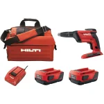 Hilti SD 4500 22V Cordless High Speed Drywall Screwdriver Kit with 2x 4.0 Ah Batteries, Charger, and Bag thumbnail 1