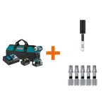Makita 18V LXT Brushless 4-Speed Impact Driver Kit with 2 5Ah Batteries, Charger, and Impact XPS Bit Holder thumbnail 1