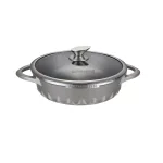 AMERCOOK Artmartin 11 in. Non-Stick Ceramic Coated Saucepan with Glass Lid, Induction Ready Casserole thumbnail 1