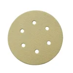 POWERTEC 6 in. Gold Aluminum Oxide Hook and Loop Sanding Disc Assortment, 6-Hole, 50-Pack thumbnail 1