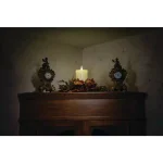 Xodus Innovations 6 in. Ivory Wax Flameless LED Pillar Candle with 3D Flame Technology thumbnail 2