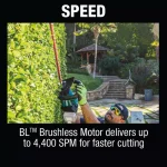 Makita 18V LXT Brushless Cordless 24 in. Hedge Trimmer (Tool Only) thumbnail 6