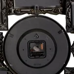 LITTON LANE 25 in. Metal Victorian Photo Frame Montage and Wall Clock with 8 Frames thumbnail 8