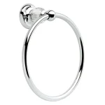 Delta Nora Chrome and Glass Towel Ring thumbnail 1
