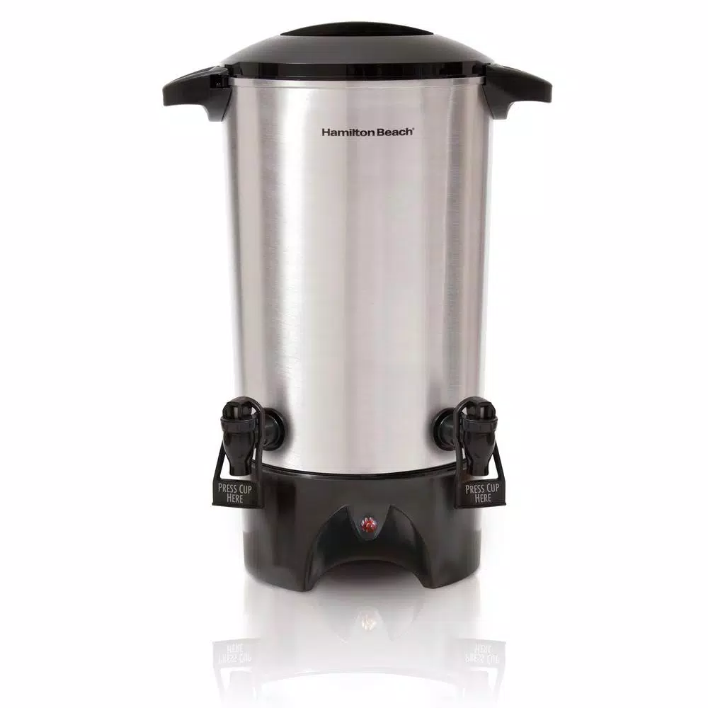 Hamilton Beach 45-Cup Stainless Steel Dual-Spout Coffee Urn