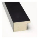 Amanti Art 38 in. W x 26 in. H Framed Glass Dry Erase Calendar Board, Mezzanotte Satin Black Wood thumbnail 4