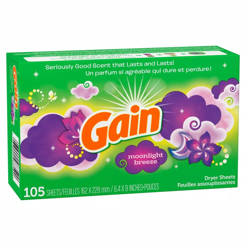Gain Moonlight Breeze Dryer Sheets, 105-Count