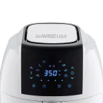 GoWISE USA 5.8 Qt. XL Air Fryer with Touch Screen, 8-in-1 Rapid Air Circulation Technology, White thumbnail 2