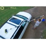 DocaPole 7 ft. to 30 ft. Telescopic Car Wash Cleaning Kit with Extension Pole, Squeegee, and Microfiber Mitts thumbnail 3