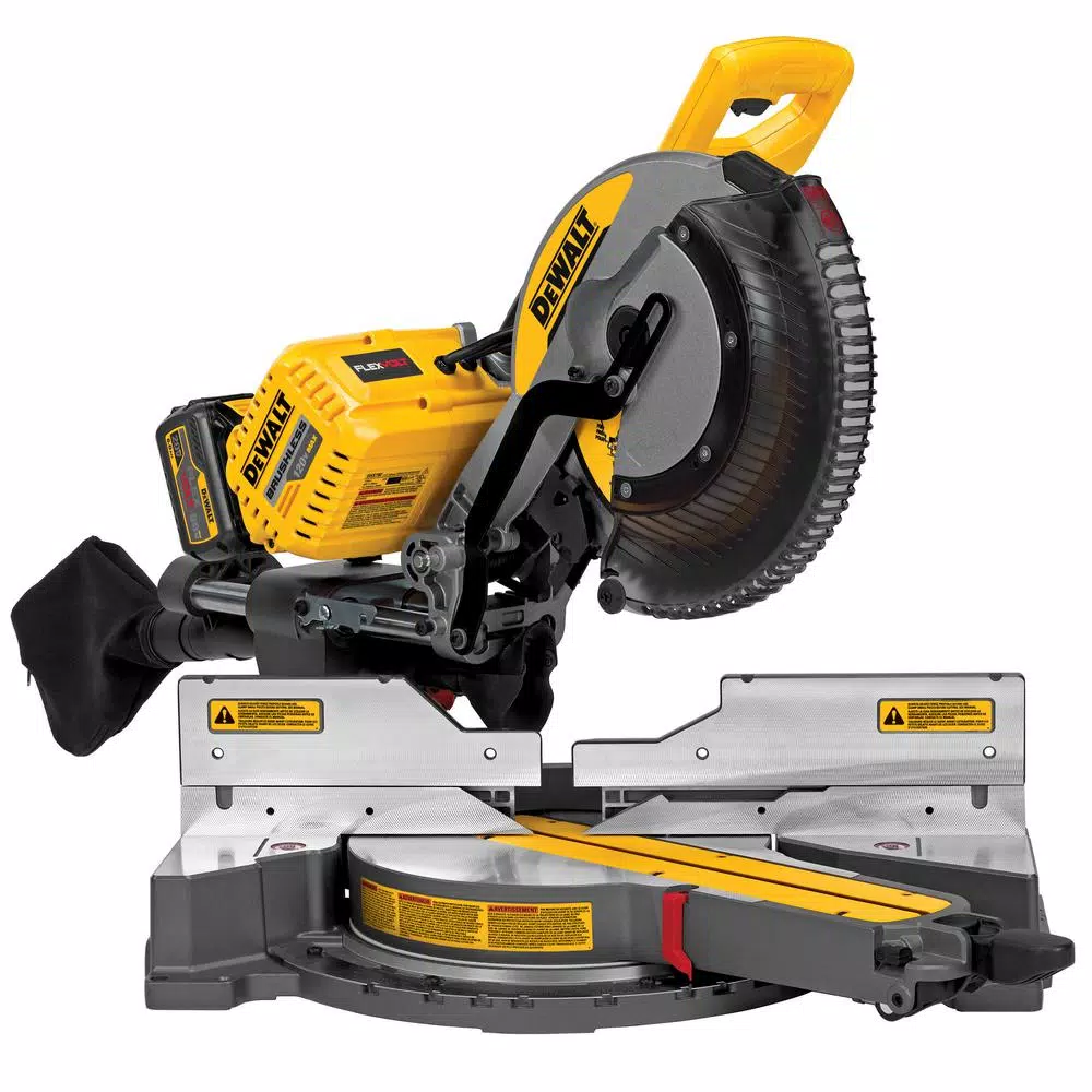 DEWALT 12 in. FLEXVOLT Brushless Sliding Compound Miter Saw Kit with Rolling Stand