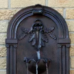 Sunnydaze Decor Florence Iron Electric Outdoor Wall Fountain, Bronze thumbnail 3