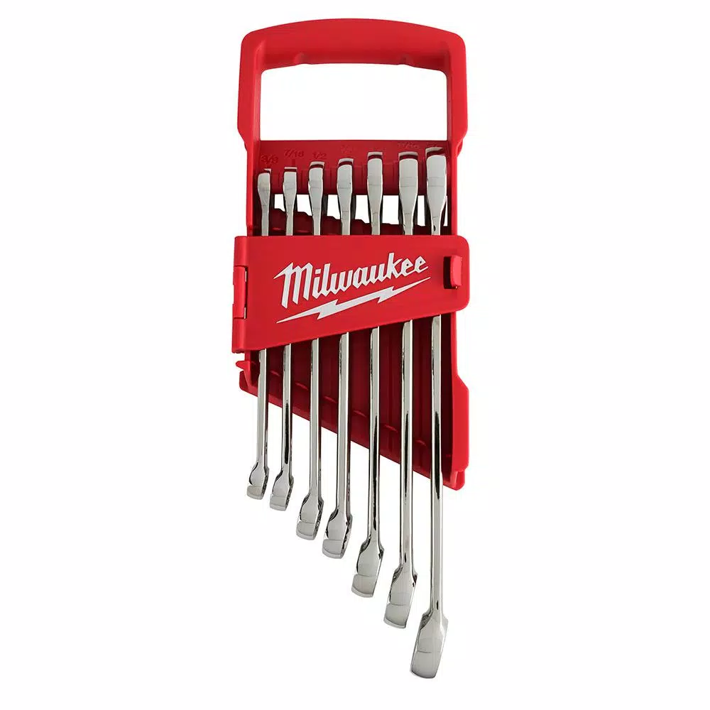 Milwaukee 14-Piece SAE and Metric Combination Wrench Mechanics Tool Set