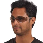 ERB Iprotect Safety Glasses with In-Out Mirror Lens, Clear Temple, ANSI Z87.1 High Impact Protection thumbnail 2