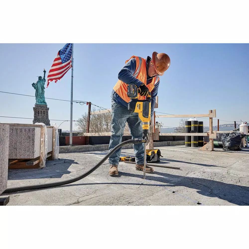 DEWALT DCH733X2 FLEXVOLT 60V MAX SDS MAX Combination Rotary Hammer Kit with (2) 9.0Ah Batteries