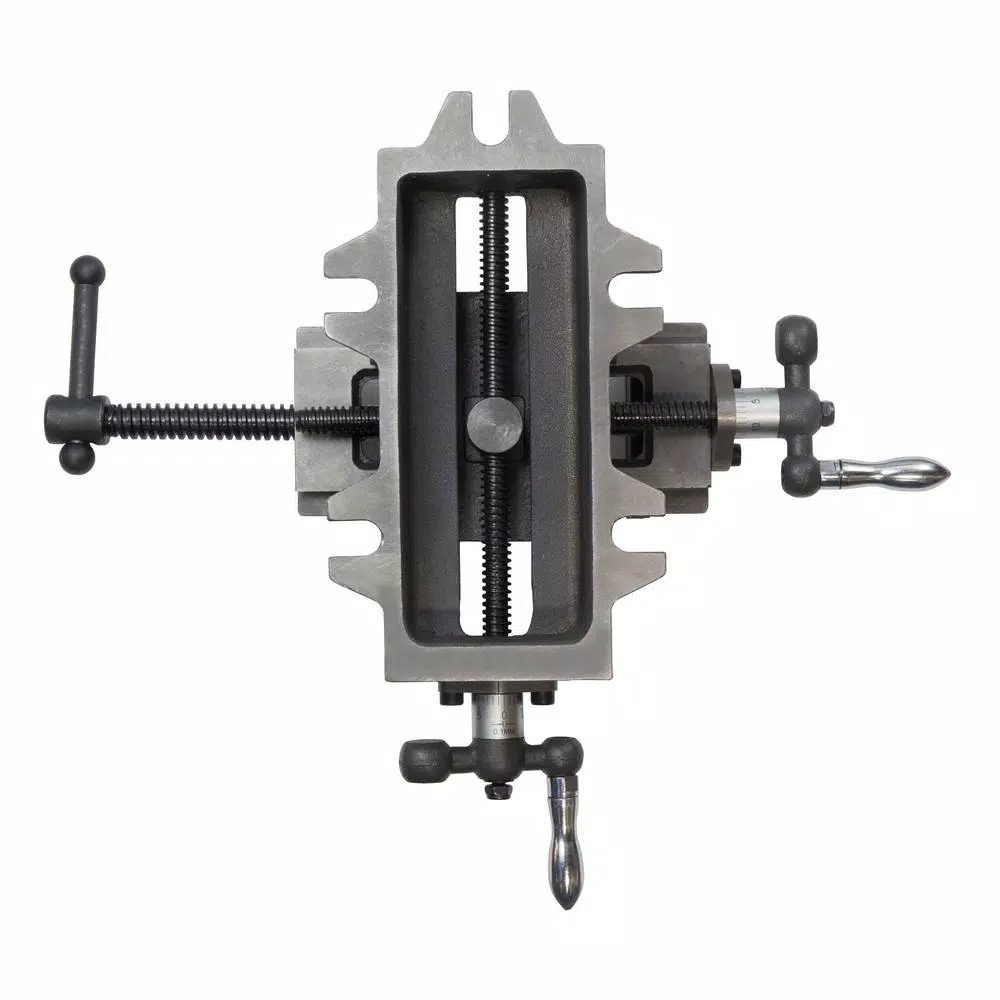 WEN 3.25 in. Compound Cross Slide Benchtop and Drill Press Vise