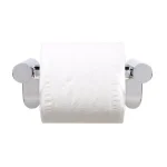 MODONA Oval Toilet Paper Holder with Stainless Steel Roller in Polished Chrome thumbnail 3