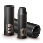 TEKTON 3/8 in. Drive 7-19 mm 6-Point Deep Impact Socket Set, 13-Piece thumbnail 2
