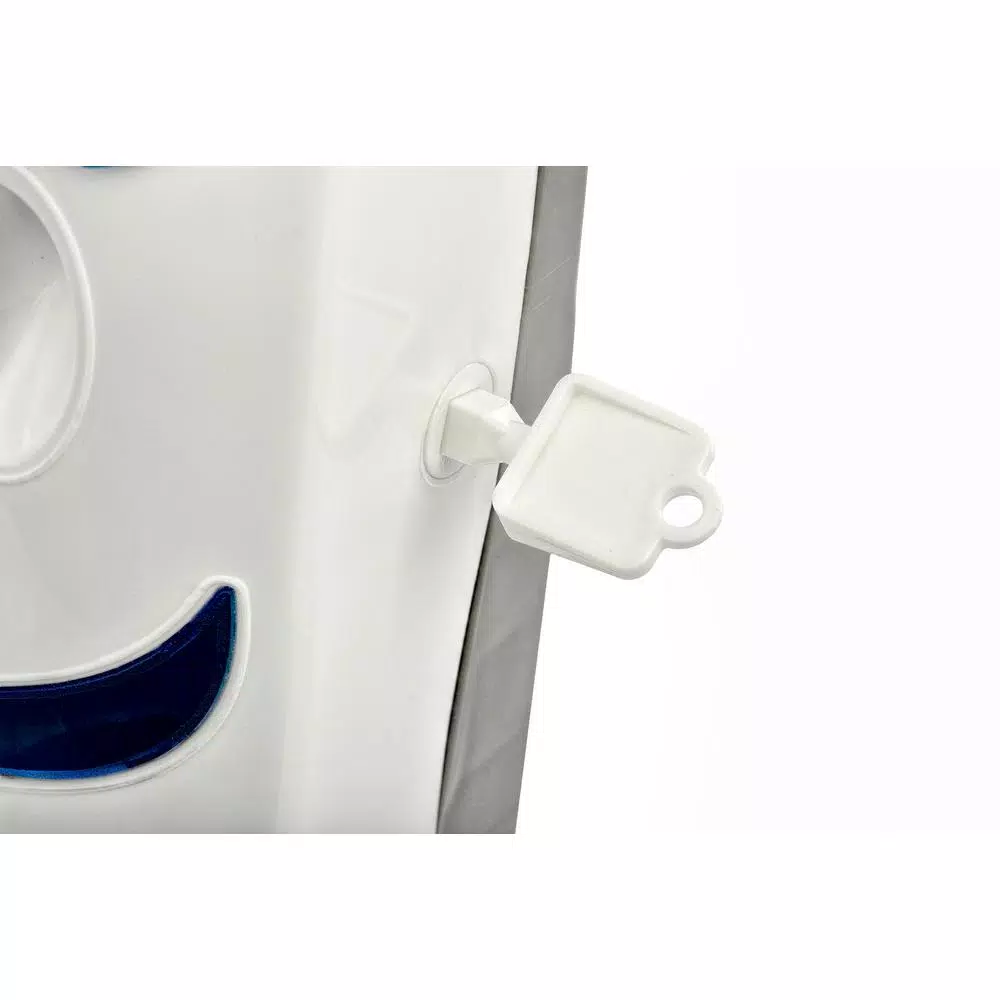 Alpine Industries Deluxe Automatic Aerosol Air Freshener Dispenser, 8.5 oz. Capacity, Blue/White
