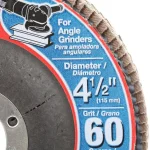 Diablo 4-1/2 in. 60-Grit Steel Demon Grinding and Polishing Flap Disc, Type 29 Conical thumbnail 2