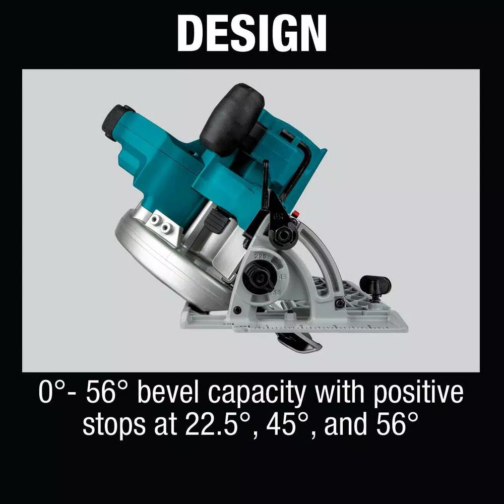 Makita 18V X2 LXT (36V) Brushless 7-1/4 in. Circular Saw Kit with 4x 5.0Ah Batteries and Charger