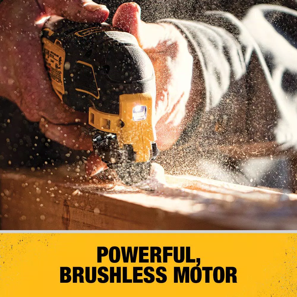 DEWALT 20V MAX Cordless Brushless Oscillating Multi-Tool Kit with 4.0 Ah Battery and Charger