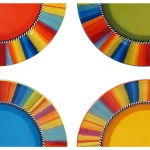 Certified International Sierra 13.5 in. Multicolored Earthenware Chip and Dip Server thumbnail 2