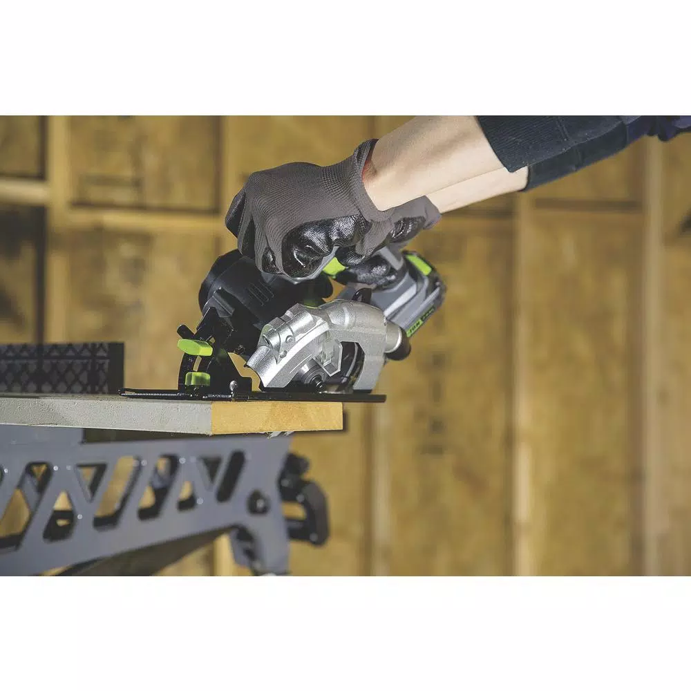 Genesis 20V Cordless 5-1/2 in. Circular Saw Kit with Laser Guide, 2 Ah Battery and Charger