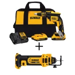 DEWALT 20V MAX XR Brushless Cordless Drywall Screw Gun Kit with (2) 2.0Ah Batteries & Cut-Out Tool thumbnail 1