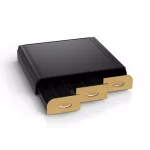 Mind Reader Anchor 36-Capacity K-Cup Storage Drawer with Wood Veneer and Heat-Resistant Panel, Black thumbnail 6