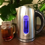 MegaChef Mega Chef 1.7 L Stainless Steel Electric Tea Kettle, 1000W thumbnail 4