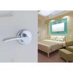 Copper Creek Scandinavian Kash Polished Stainless Steel Passage Door Lever, Modern Interior Hardware thumbnail 5