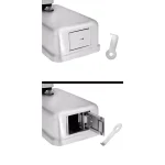 Alpine Industries 1200ml Stainless Steel Manual Liquid Soap Dispenser - Wall Mounted thumbnail 3