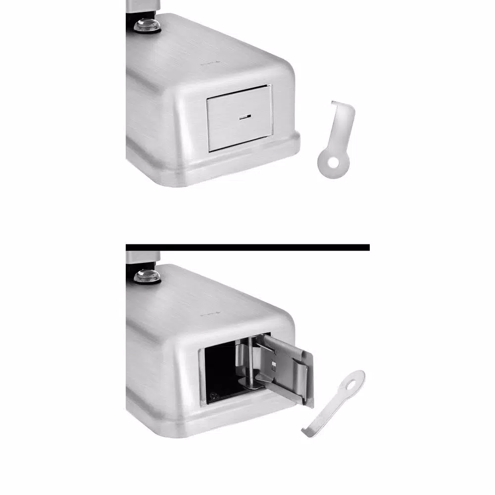 Alpine Industries 1200ml Stainless Steel Manual Liquid Soap Dispenser - Wall Mounted