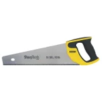 Stanley 15 in. Bi-Material Hand Saw with 12 TPI and Ergonomic Plastic Handle thumbnail 1