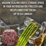 Caso VC 200 Food Vacuum Sealer with Integrated Cutter, Roll Box, and Bonus Bag & Roll Set thumbnail 4