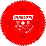 Diablo 14 in. x 84-Tooth Fine Finish Carbide Circular Saw Blade thumbnail 1