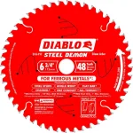 Diablo Steel Demon 6-3/4 in. 48-Tooth 20mm Arbor Carbide Metal Cutting Saw Blade thumbnail 1
