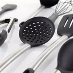 MegaChef 14-Piece Gray Silicone and Stainless Steel Kitchen Utensil Set thumbnail 2