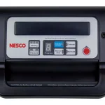 Nesco Deluxe Vacuum Sealer, 130W Double Vacuum Pump with Bag Cutter and Roll Storage, Black and Silver thumbnail 3