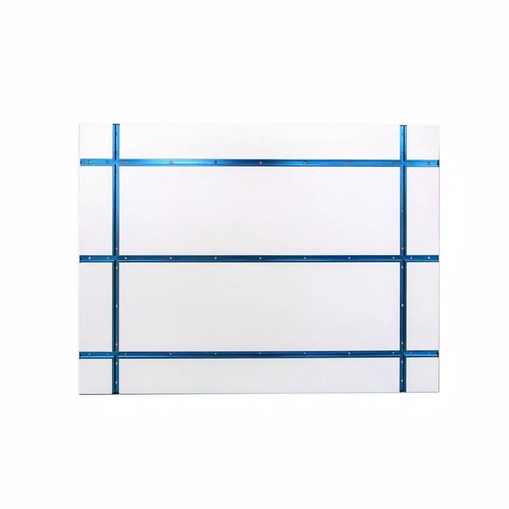 POWERTEC 28 in. x 40 in. T-Track Table Top with 6 Built-In Intersections