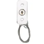Prime-Line Emergency Garage Door Release Kit, Diecast Metal, Brushed Chrome Finish thumbnail 2