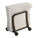 interDesign York Lyra Squeeze Napkin Holder, Powder Coated Bronze Steel thumbnail 2