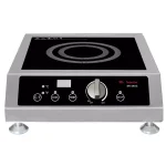SPT 3400W Commercial Induction Cooktop - Black Stainless Steel Countertop Range thumbnail 1